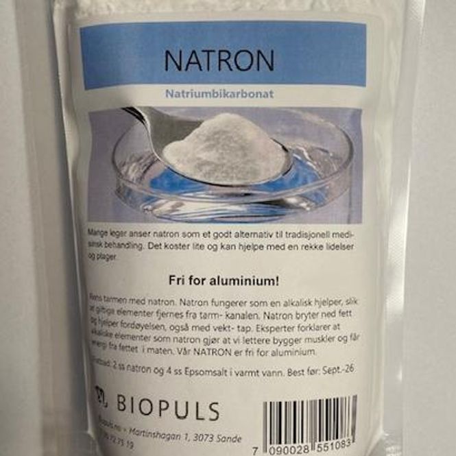 Hovedbilde Natron (Natriumbikarbonat) 1 kg