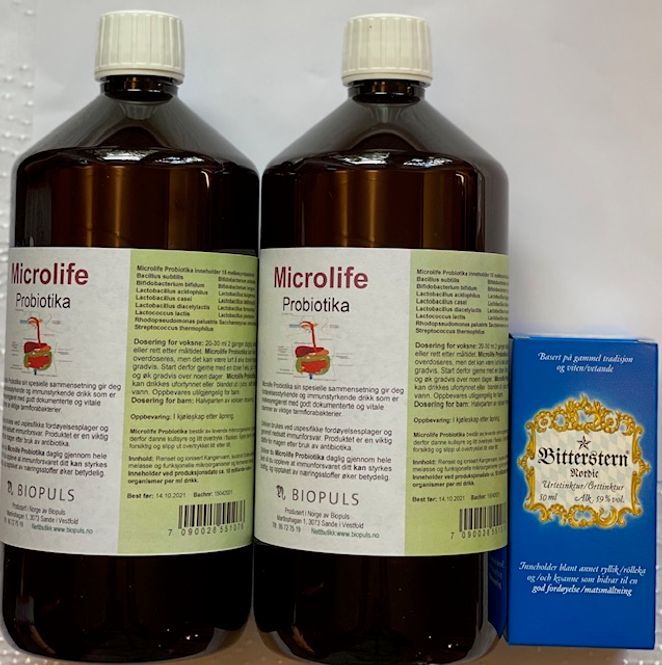 Hovedbilde 2 Microlife Probiotika + 1 Bitterstern. 
