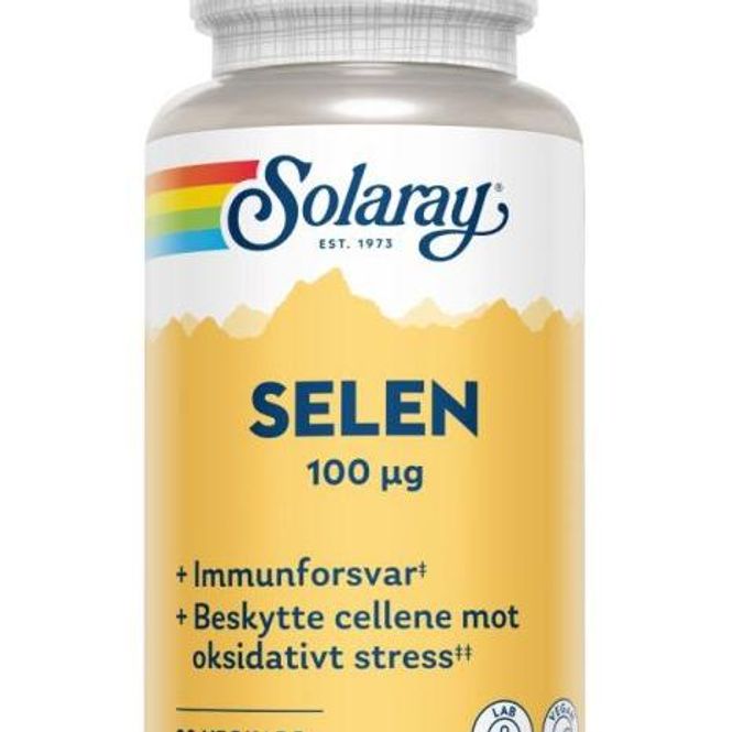 Hovedbilde Selen, organisk Solaray
